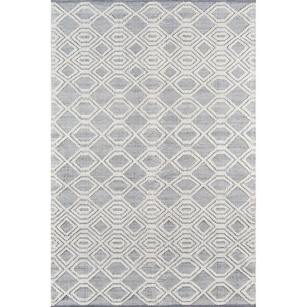 Momeni 2 x 3 ft. Hermo-1 Hand Tufted Rectangle Area Rug Grey HERMOHRM-1GRY2030